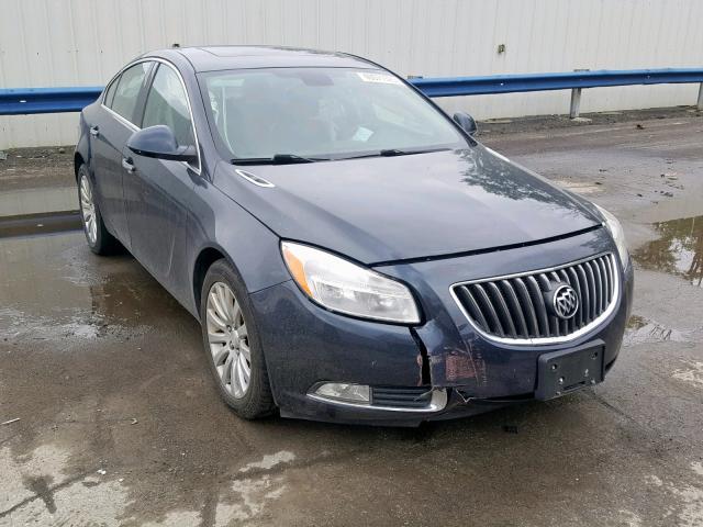 2G4GS5EV9D9249933 - 2013 BUICK REGAL PREM BLUE photo 1