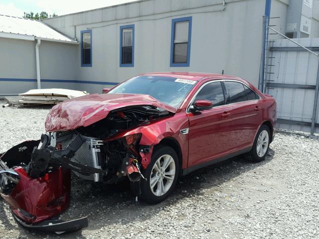 1FAHP2E82FG137536 - 2015 FORD TAURUS SEL RED photo 2