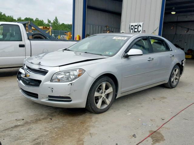 1G1ZC5E03CF198460 - 2012 CHEVROLET MALIBU 1LT GRAY photo 2