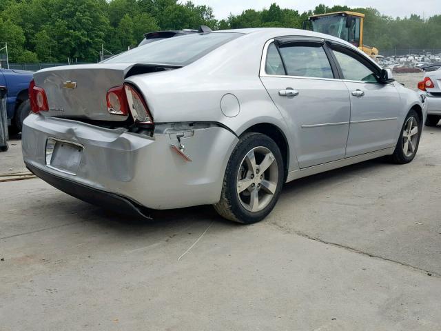 1G1ZC5E03CF198460 - 2012 CHEVROLET MALIBU 1LT GRAY photo 4