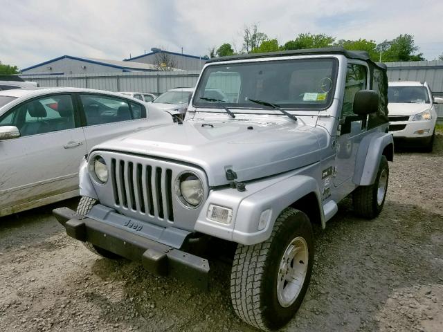 1J4FA39S05P367342 - 2005 JEEP WRANGLER X SILVER photo 2