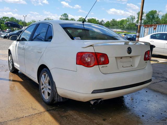 3VWEF81K07M160399 - 2007 VOLKSWAGEN JETTA WOLF WHITE photo 3