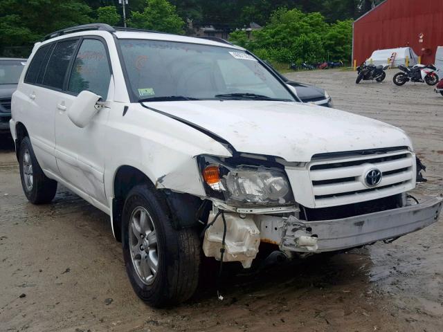 JTEHP21A170229293 - 2007 TOYOTA HIGHLANDER WHITE photo 1