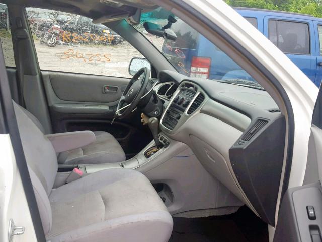 JTEHP21A170229293 - 2007 TOYOTA HIGHLANDER WHITE photo 5