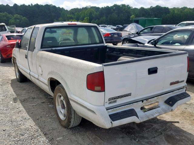 1GTCS19X3VK519939 - 1997 GMC SONOMA WHITE photo 3