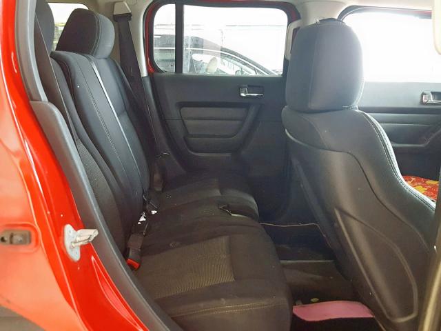 5GTDN13E578251567 - 2007 HUMMER H3 RED photo 6