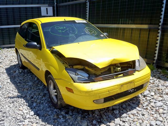 3FAFP31303R109892 - 2003 FORD FOCUS ZX3 YELLOW photo 1