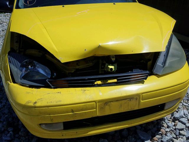 3FAFP31303R109892 - 2003 FORD FOCUS ZX3 YELLOW photo 9