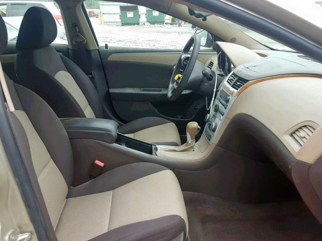 1G1ZC5E05CF347208 - 2012 CHEVROLET MALIBU 1LT 金色 照片 5