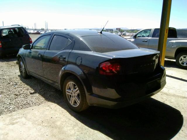 1B3BD1FB0BN502316 - 2011 DODGE AVENGER MA BLACK photo 3