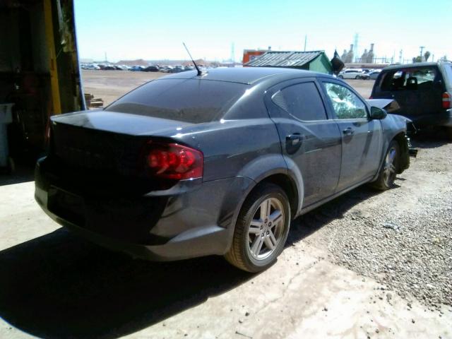 1B3BD1FB0BN502316 - 2011 DODGE AVENGER MA BLACK photo 4