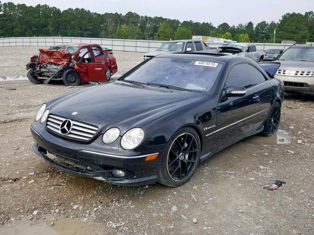 WDBPJ74J45A043649 - 2005 MERCEDES-BENZ CL 55 AMG BLACK photo 2