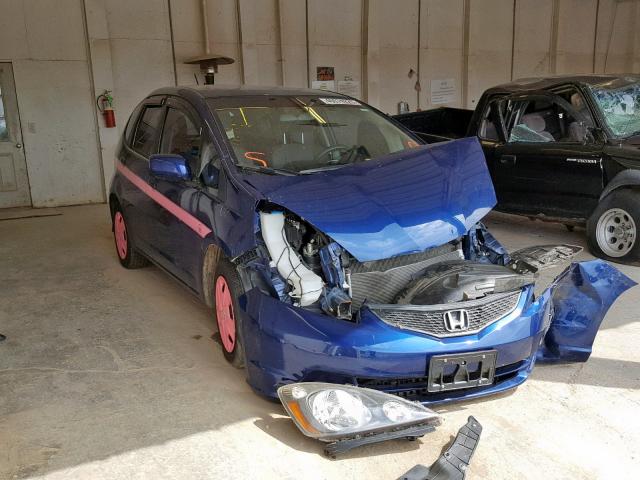 JHMGE8H32DC022887 - 2013 HONDA FIT BLUE photo 1