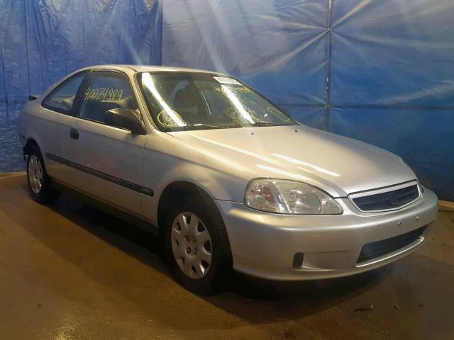 1HGEJ6225YL058010 - 2000 HONDA CIVIC DX SILVER photo 1