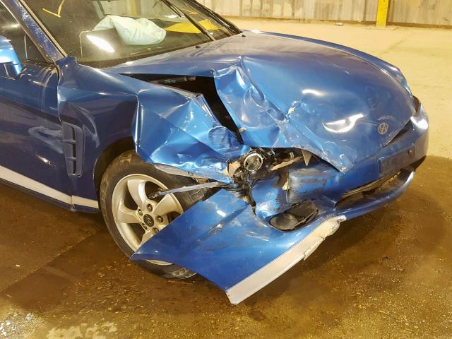 KMHHM65D75U181955 - 2005 HYUNDAI TIBURON BLUE photo 9