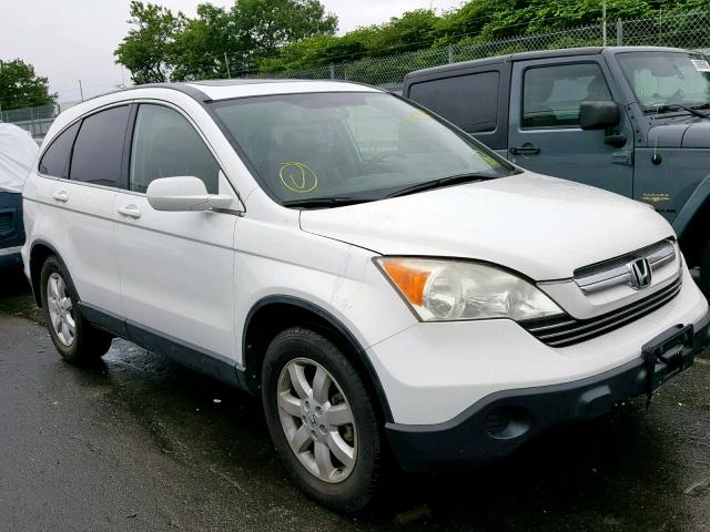 JHLRE48707C084477 - 2007 HONDA CR-V EXL WHITE photo 1