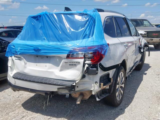 4S4BSETC4H3254354 - 2017 SUBARU OUTBACK TO WHITE photo 4