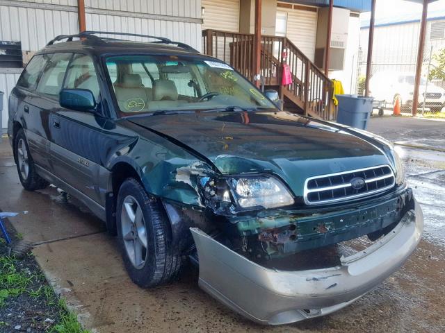 4S3BH686XY7628244 - 2000 SUBARU LEGACY OUT GREEN photo 1