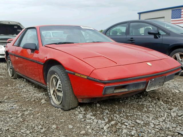 1G2AF37R5EP260258 - 1984 PONTIAC FIERO SE RED photo 1