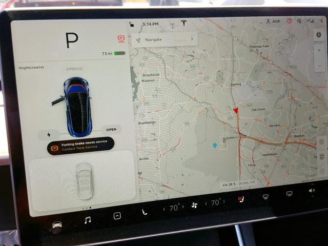 5YJ3E1EA4JF007381 - 2018 TESLA MODEL 3 BLUE photo 9