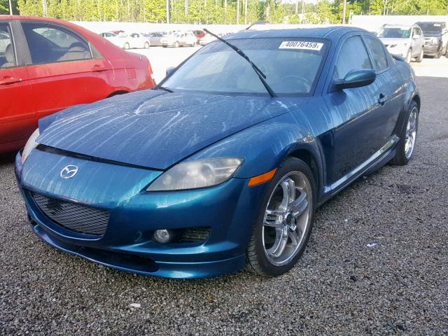 JM1FE173670211098 - 2007 MAZDA RX8 GREEN photo 2