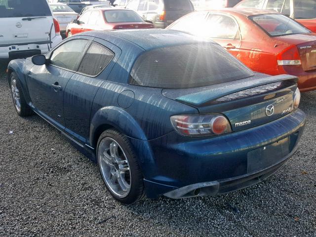 JM1FE173670211098 - 2007 MAZDA RX8 GREEN photo 3