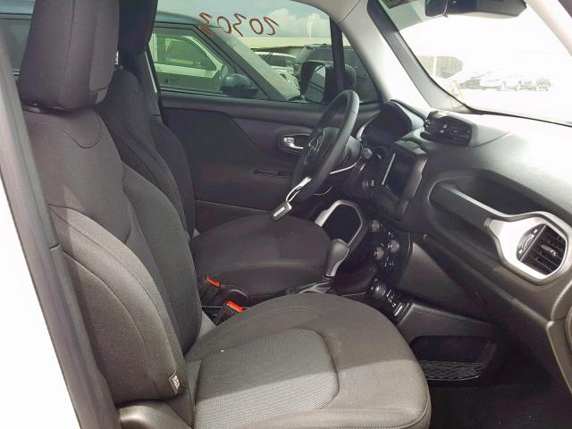 ZACCJBAB4JPH31712 - 2018 JEEP RENEGADE S თეთრი ფოტო 5