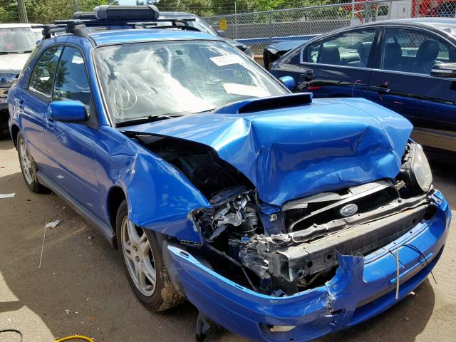 JF1GG29654G813785 - 2004 SUBARU IMPREZA WR BLUE photo 1