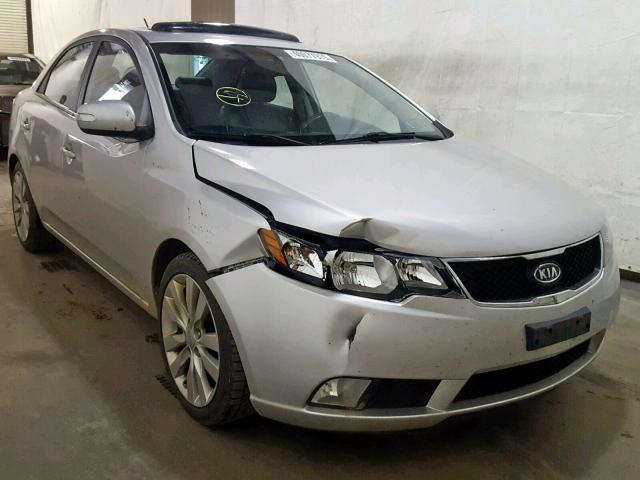 KNAFW4A33A5296562 - 2010 KIA FORTE SX SILVER photo 1