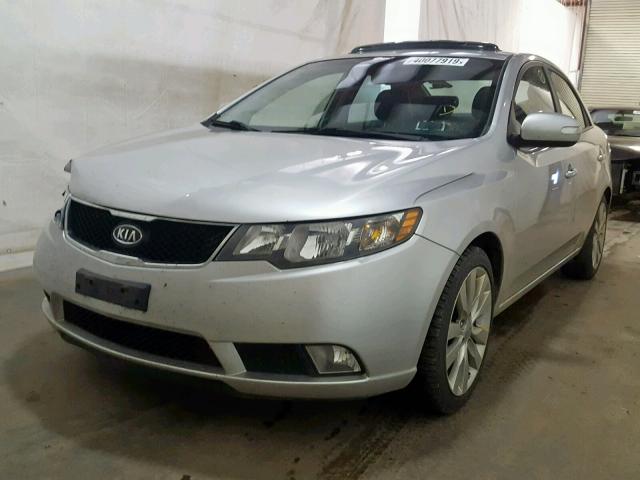 KNAFW4A33A5296562 - 2010 KIA FORTE SX SILVER photo 2