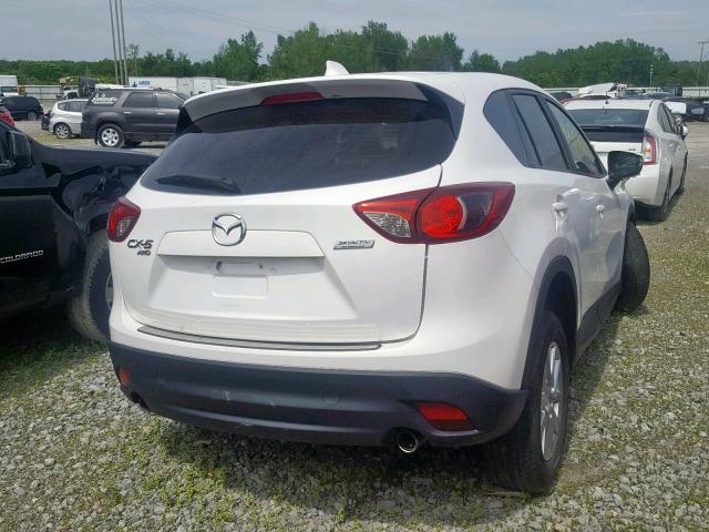 JM3KE4BE3E0403527 - 2014 MAZDA CX-5 SPORT WHITE photo 4