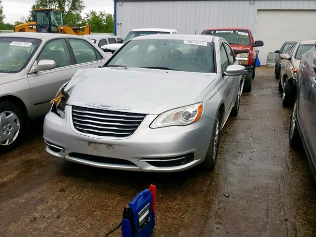 1C3CCBAB9CN169333 - 2012 CHRYSLER 200 LX SILVER photo 2