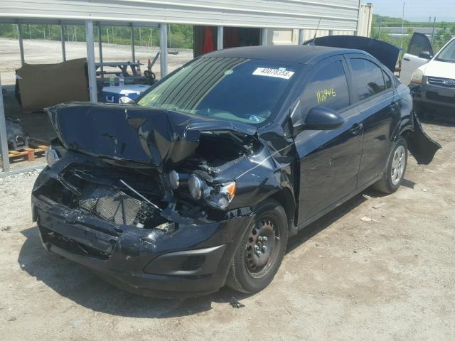 1G1JB5SHXD4196440 - 2013 CHEVROLET SONIC LS 黑色 照片 2