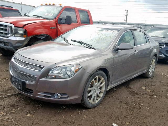 1G1ZG5E76CF303929 - 2012 CHEVROLET MALIBU LTZ თაფლისფერი ფოტო 2
