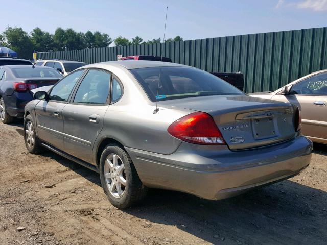 1FAFP55U24A124727 - 2004 FORD TAURUS SES GRAY photo 3