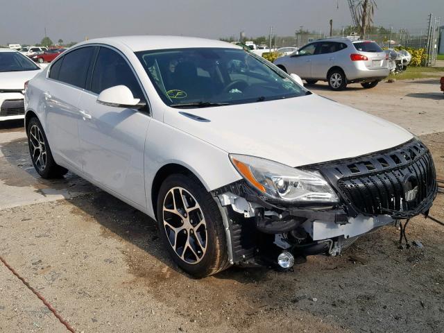 2G4GL5EX7H9180325 - 2017 BUICK REGAL SPOR WHITE photo 1