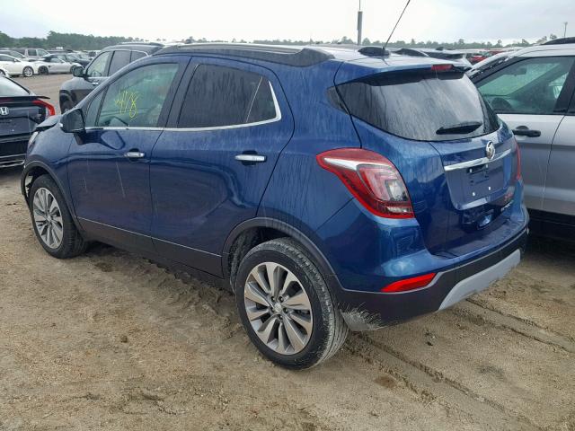 KL4CJASB3KB727293 - 2019 BUICK ENCORE PRE BLUE photo 3