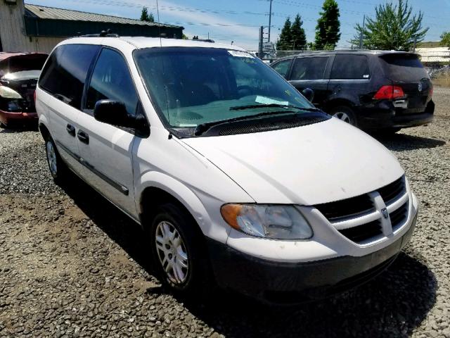 1D4GP25R05B394868 - 2005 DODGE CARAVAN SE WHITE photo 1