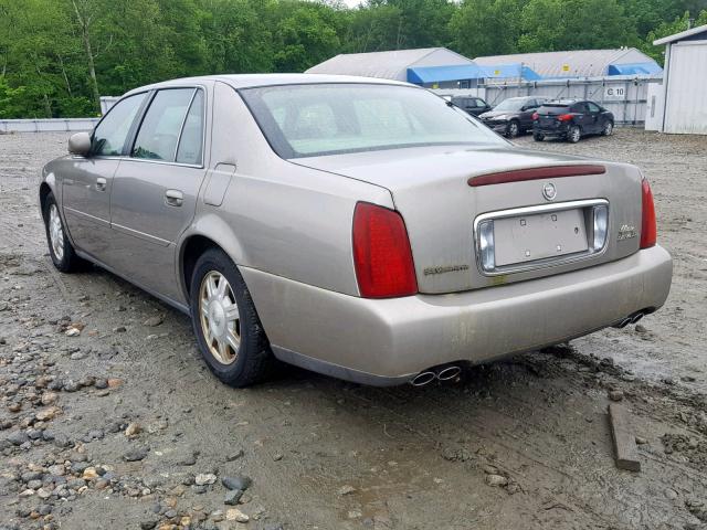 1G6KD54Y93U130224 - 2003 CADILLAC DEVILLE TAN photo 3