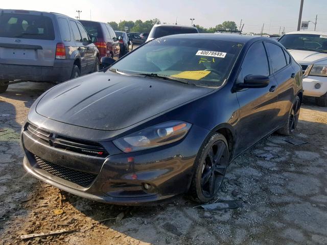 1C3CDFBB9FD187666 - 2015 DODGE DART SXT BLACK photo 2