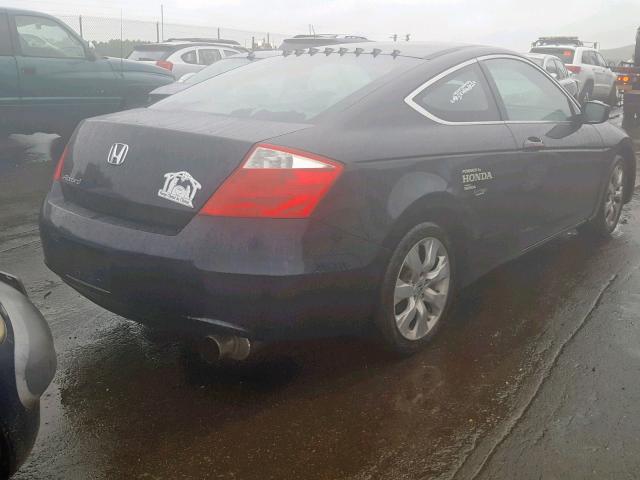 1HGCS12348A012177 - 2008 HONDA ACCORD LX- BLACK photo 4