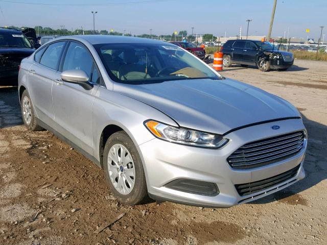 1FA6P0G78E5358133 - 2014 FORD FUSION S SILVER photo 1