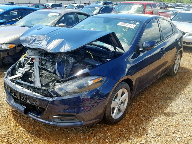 1C3CDFBB3FD403706 - 2015 DODGE DART SXT BLUE photo 2