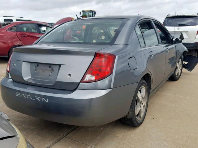 1G8AL55F67Z102361 - 2007 SATURN ION LEVEL GRAY photo 4