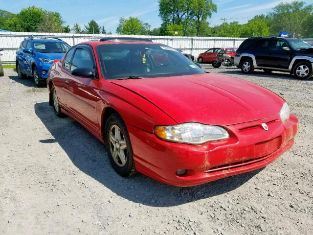 2G1WX12KX49235665 - 2004 CHEVROLET MONTE CARL RED photo 1