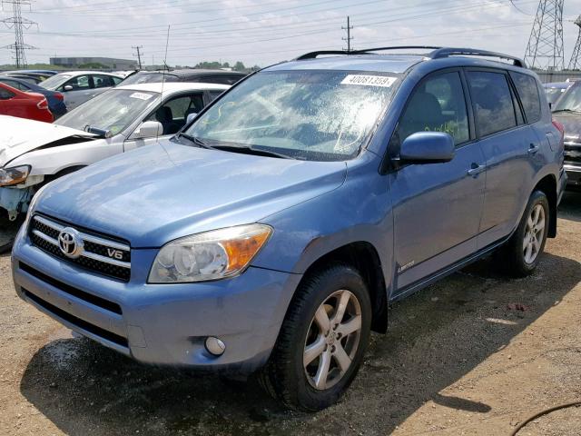 JTMBK31V086033989 - 2008 TOYOTA RAV4 LIMIT BLUE photo 2