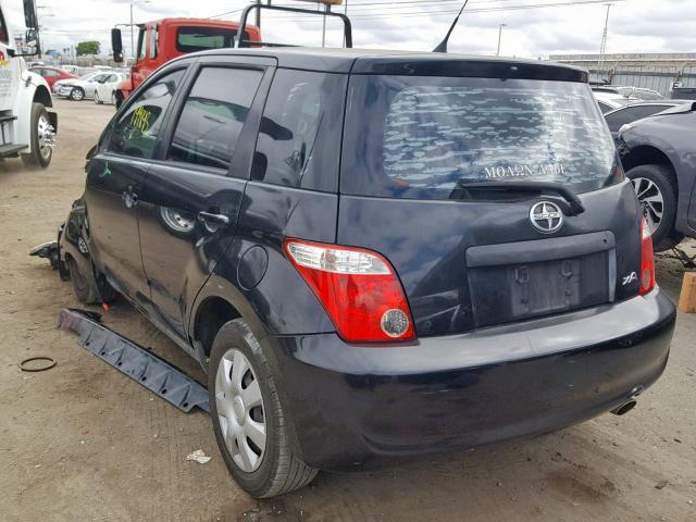 JTKKT624765009138 - 2006 TOYOTA SCION XA BLACK photo 3