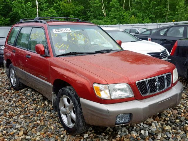 JF1SF65542H756052 - 2002 SUBARU FORESTER S RED photo 1