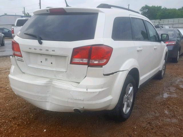 3D4PG1FG2BT516017 - 2011 DODGE JOURNEY MA WHITE photo 4