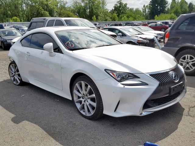 JTHSM5BC0G5000559 - 2016 LEXUS RC 300 WHITE photo 1